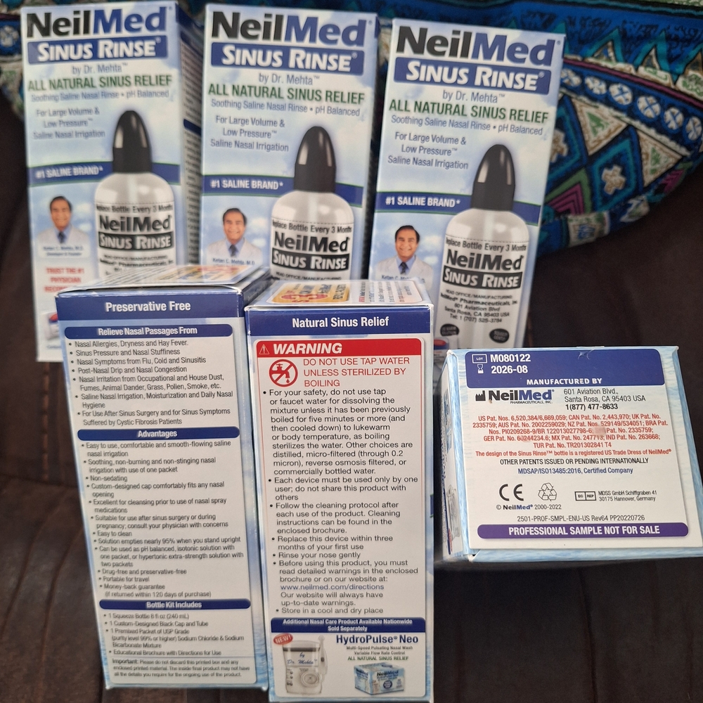 6 NeilMed Sinus Rinse Kit
